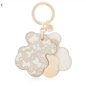 TOUS Triple Bear Keychain Charm
